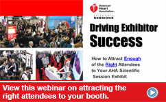 View this webinar on attracting the right people to your booth.